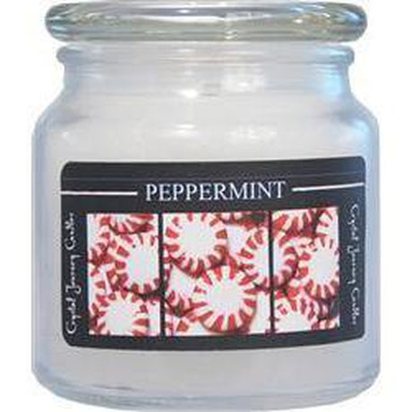 16 oz Scented Jar Candle - Peppermint - Magick Magick.com