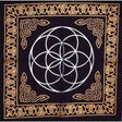 18" Satin Altar Cloth - Seed of Life - Magick Magick.com