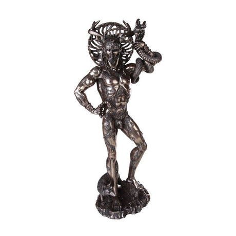 18.5" Celtic Horned God Cernunnos Statue in Bronze - Magick Magick.com