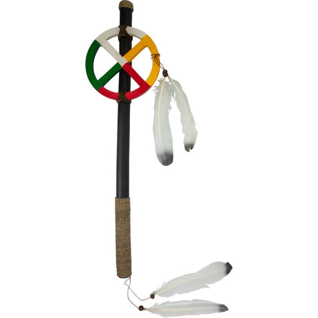 19" Ceremonial Stick - Medicine Wheel - Magick Magick.com