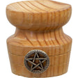 1.25" Wood Sphere Stand - Pedestal with Pentacle - Magick Magick.com