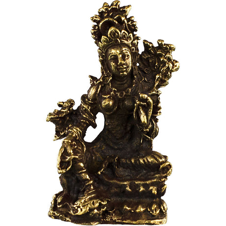 1.3" Mini Brass Figurine - Tara (Pack of 3) - Magick Magick.com
