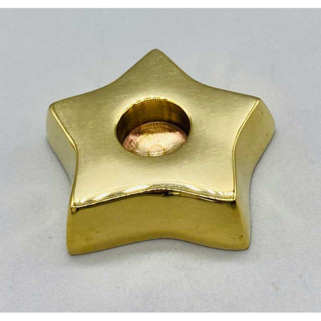 1.5" Brass Star Chime Candle Holder - Magick Magick.com