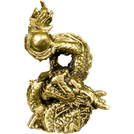 1.5" Mini Brass Figurine - Dragon (Pack of 3) - Magick Magick.com