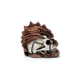 1.5" Miniature Skull Statue - Dragon Keeper - Magick Magick.com