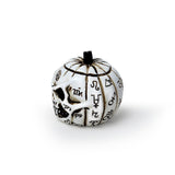 1.5" Miniature Skull Statue - Pumpkin - Magick Magick.com