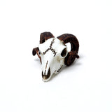 1.5" Miniature Skull Statue - Ram - Magick Magick.com