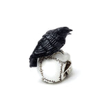 1.5" Miniature Skull Statue - Raven - Magick Magick.com