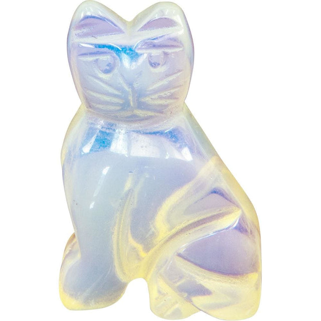 1.5" Opalite Spirit Animal - Cat - Magick Magick.com