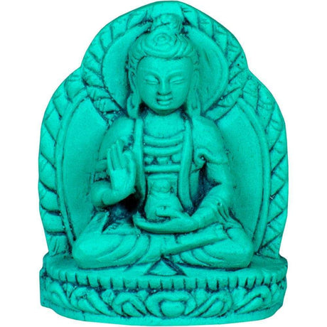 1.5" Turquoise Figurine - Kwan Yin - Magick Magick.com