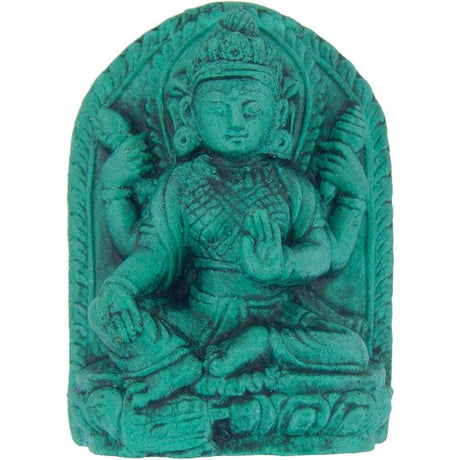 1.5" Turquoise Figurine - Lakshmi - Magick Magick.com