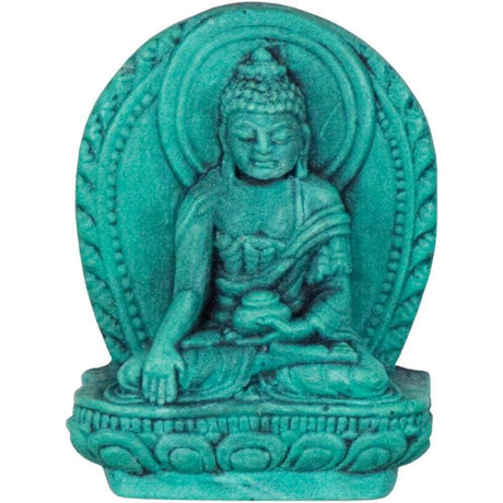 1.5" Turquoise Figurine - Medicine Buddha - Magick Magick.com