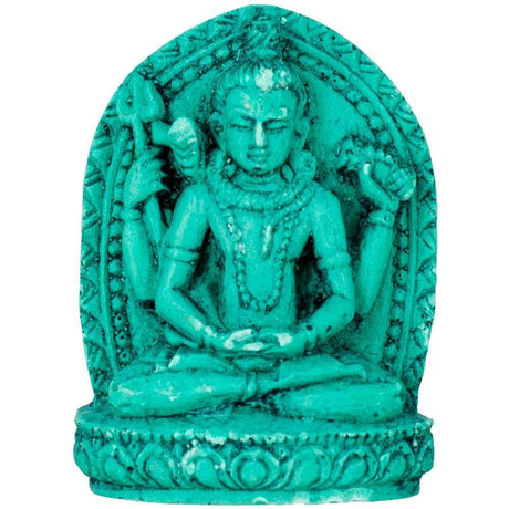 1.5" Turquoise Figurine - Shiva - Magick Magick.com