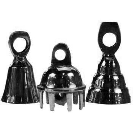 2" Chrome Plated Brass Bell (Assorted Designs) - Magick Magick.com