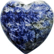 2" Puffed Gemstone Heart - Sodalite - Magick Magick.com