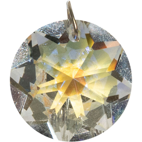 22 mm Prism Crystal - Faceted Disc AB - Magick Magick.com