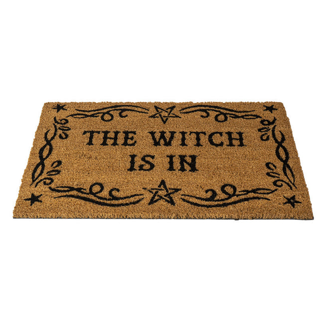 23.5" The Witch Is In Doormat - Magick Magick.com