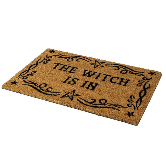 23.5" The Witch Is In Doormat - Magick Magick.com