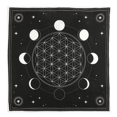 27.5" Altar Cloth - Moon Phase - Magick Magick.com
