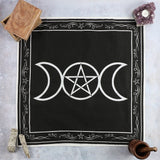 27.5" Altar Cloth - Triple Moon - Magick Magick.com