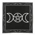27.5" Altar Cloth - Triple Moon - Magick Magick.com