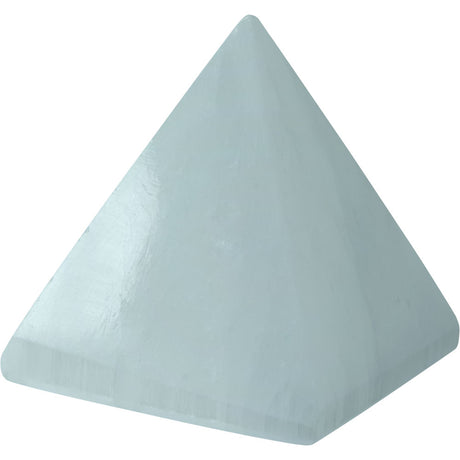 2.25" Gemstone Pyramid - Selenite - Magick Magick.com