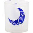 2.5" Etched Glass Votive Holder - Moon - Magick Magick.com