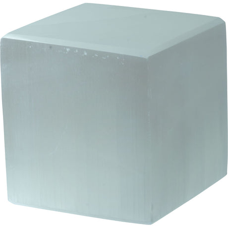 2.5" Gemstone Cube - Selenite - Magick Magick.com