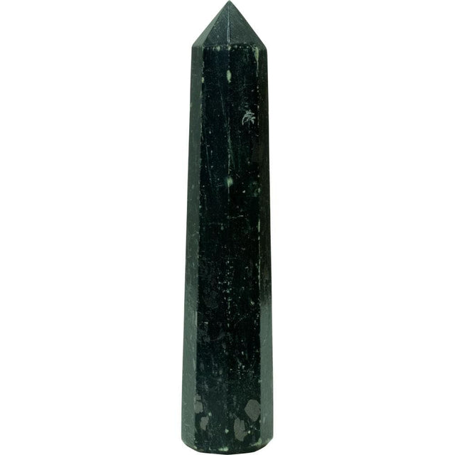 3-4" Gemstone Obelisk - Emerald with Mica - Magick Magick.com