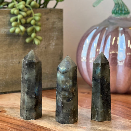 3-4" Gemstone Obelisk - Labradorite - Magick Magick.com