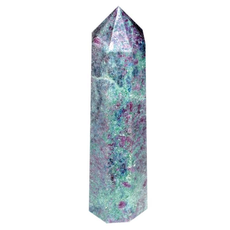3-4" Gemstone Obelisk - Ruby Fuchsite - Magick Magick.com