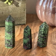 3-5" Gemstone Obelisk - Ruby Zoisite - Magick Magick.com