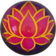 3" Clear Glass Paper Weight - Lotus - Magick Magick.com