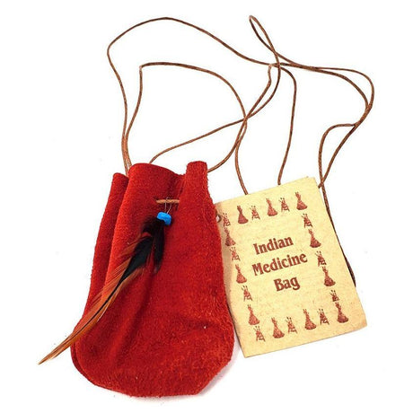 3" Medicine Dream Bag - Red - Magick Magick.com