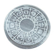 3" Selenite Altar Tile - Zodiac - Magick Magick.com