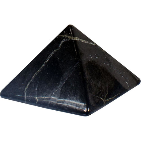 30-35 mm Gemstone Pyramid - Shungite - Magick Magick.com