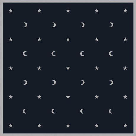 32" Moon & Stars Velvet Cloth by Lo Scarabeo - Magick Magick.com