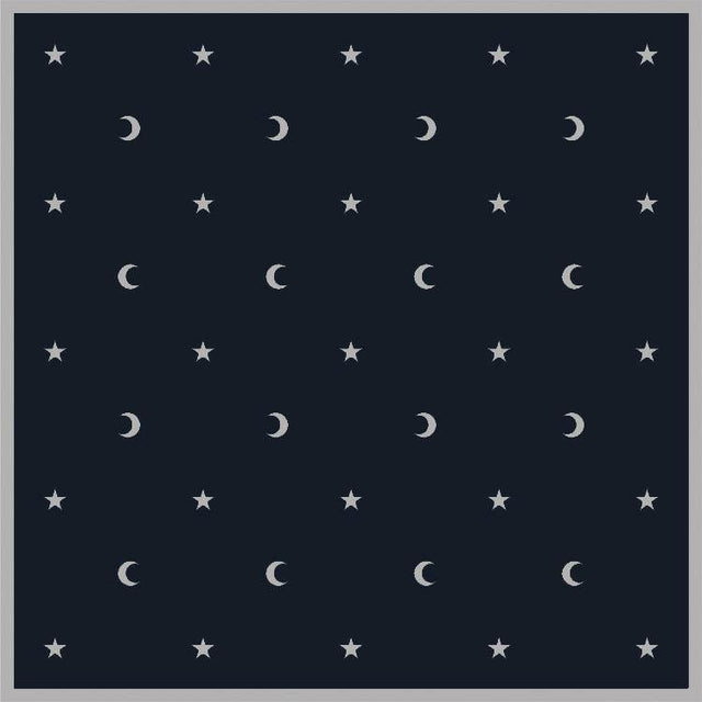 32" Moon & Stars Velvet Cloth by Lo Scarabeo - Magick Magick.com