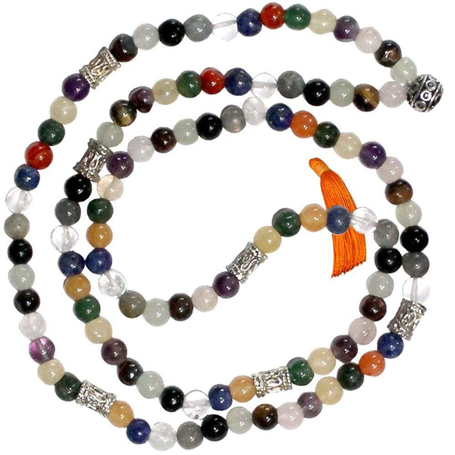 34" Mala Prayer Beads - Mixed Stones - Magick Magick.com