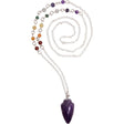 34" Pendulum Necklace - Amethyst - Magick Magick.com