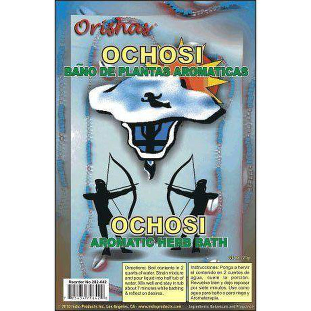 3/4 oz Orisha Aromatic Bath Herbs Ochosi - Magick Magick.com