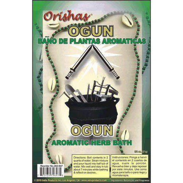 3/4 oz Orisha Aromatic Bath Herbs Ogun - Magick Magick.com