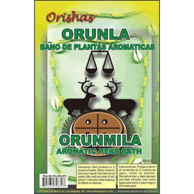 3/4 oz Orisha Aromatic Bath Herbs Orunla - Magick Magick.com