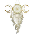 35" Dream Catcher - Woven Macrame - Triple Moon - Magick Magick.com