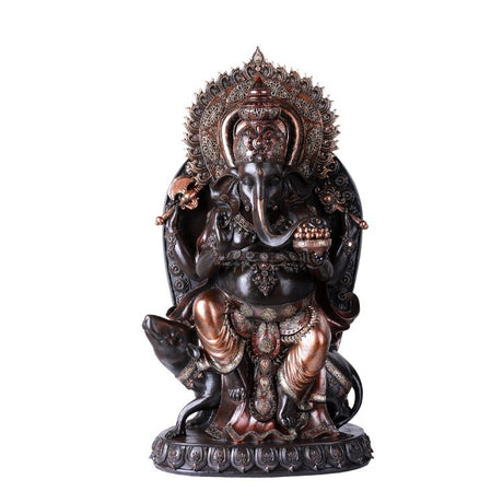 35" Hindu Statue - Ganesha on Mouse - Magick Magick.com