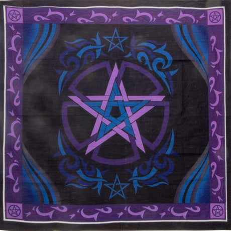 36" Cotton Altar Cloth - Pentacle - Magick Magick.com
