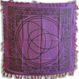 36" Satin Altar Cloth - Triquetra - Magick Magick.com
