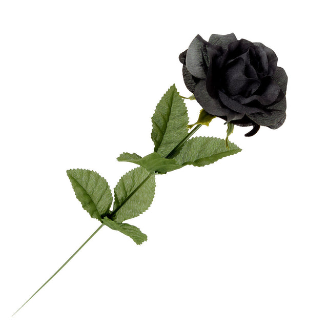 3.5" Black Imitation Rose - Magick Magick.com