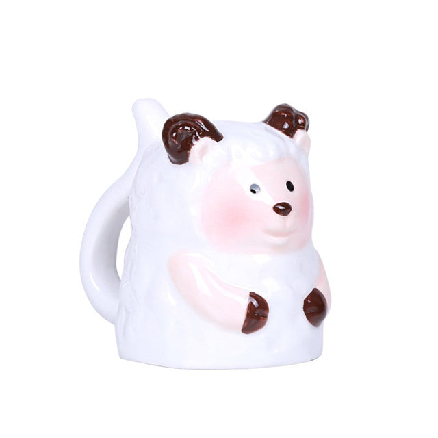 3.5" Ceramic Mini Mug - Sheep - Magick Magick.com