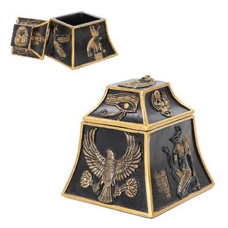 3.5" Egyptian Trinket Display Box - Magick Magick.com